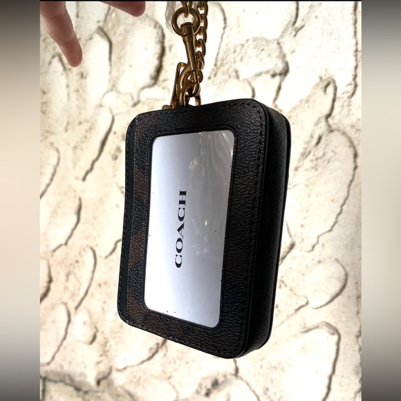 🛍️sold elsewhere COACH Zip Card Case in Signature canvas!🛍️ Authentic💜 - Picture 6 of 11